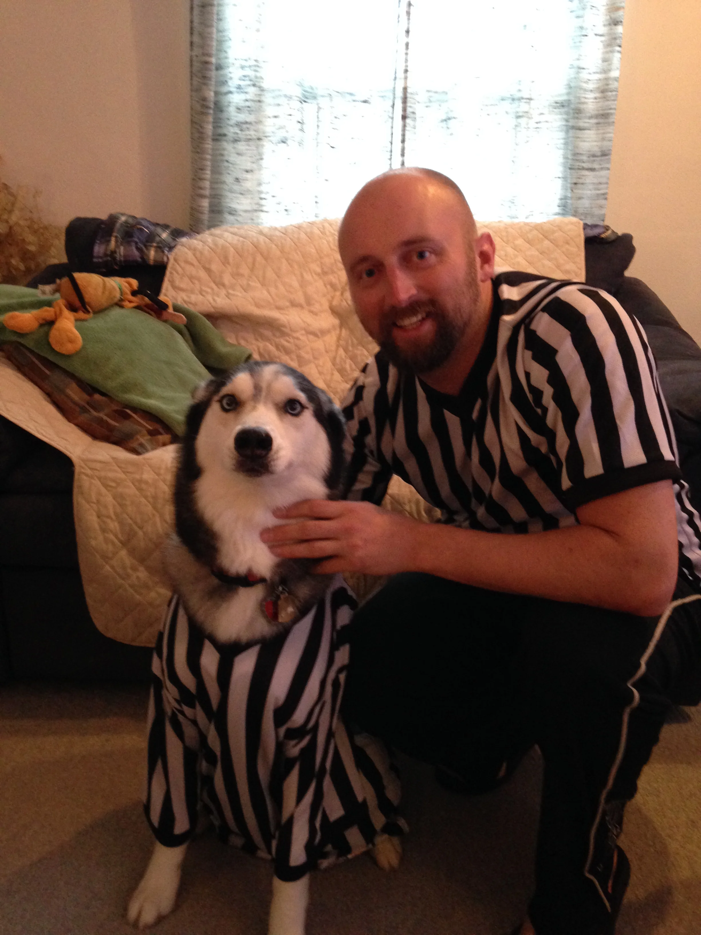Lead Guide Danny with fellow referee Zoe
