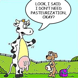 Raw milk is illegal in over 20 states. I don't know about you but I don't want the government dictating what I choose to put into my own body, especially the kind of food. 