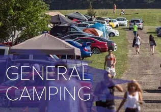 The general camping areas make up the bulk of the #GRIDLIFE campgrounds. These areas are first come, first served and each vehicle camping pass will get a 10'x30' spot for their vehicle and a modest sized tent. GA Vehicle Camping passes are $60 and include Vehicle and Driver. Passengers in the same vehicle will need to purchase a $40 Carpool / Passenger camping pass.