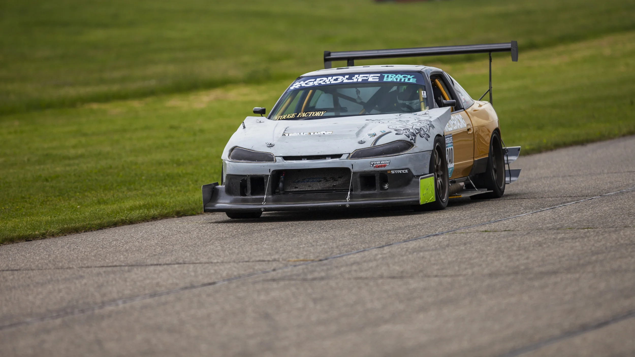 Ninelives Racing 's S13 will be back attacking time. Last year they seem to run into problem after problem with fueling this thing but last event of the season they seem to be hammered out. Look forward to seeing what this high downforce car can do. 