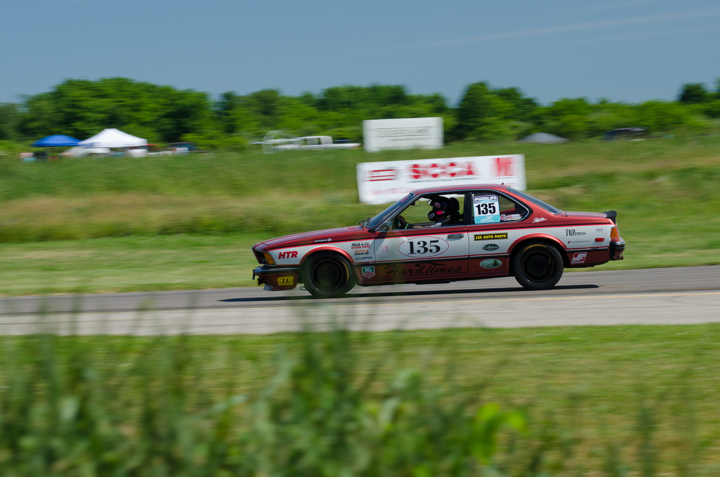 Charle's and his pretty awesome BMW. Official time 1:55.780