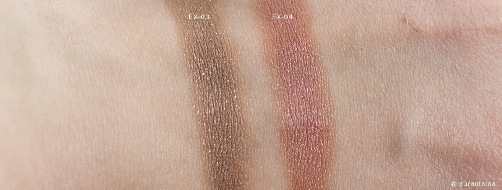 SUQQU Deep Nuance Eyes swatches