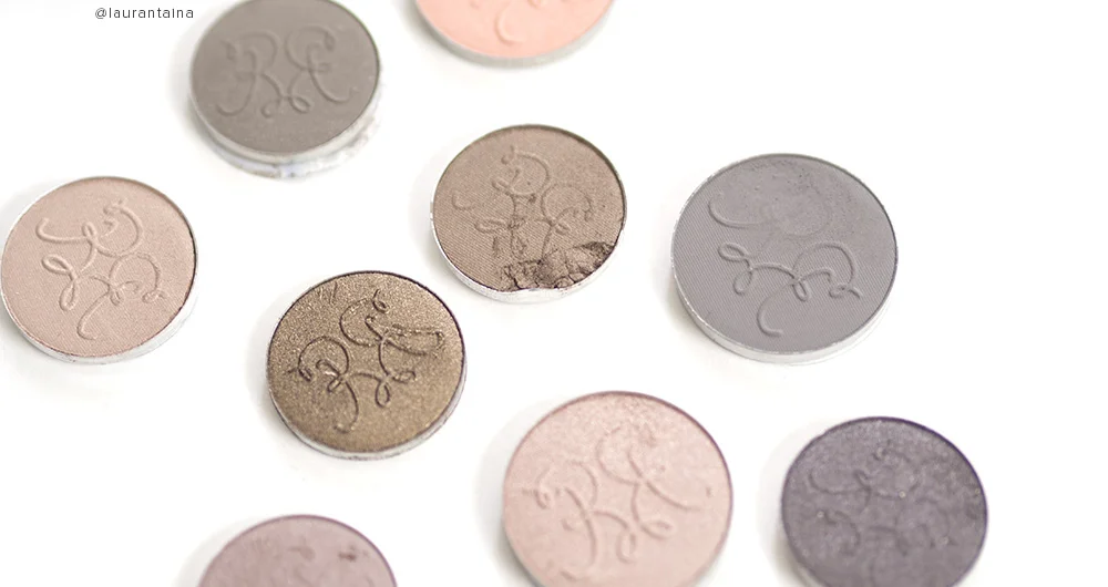 Depotted eyeshadows