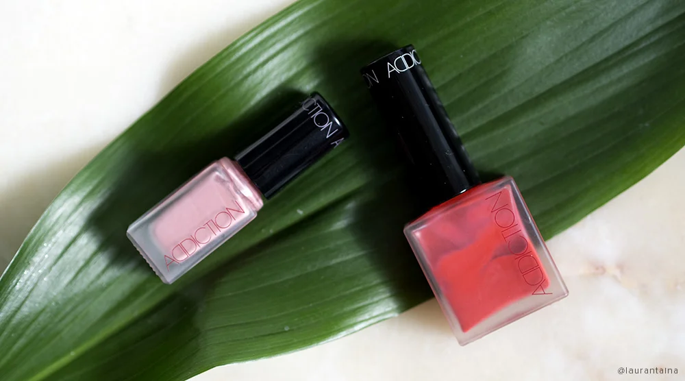 Addiction Cheek Polish blushes in Sensually and Revenge
