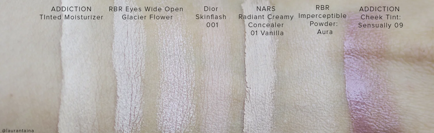 June Make up Bag Swatches