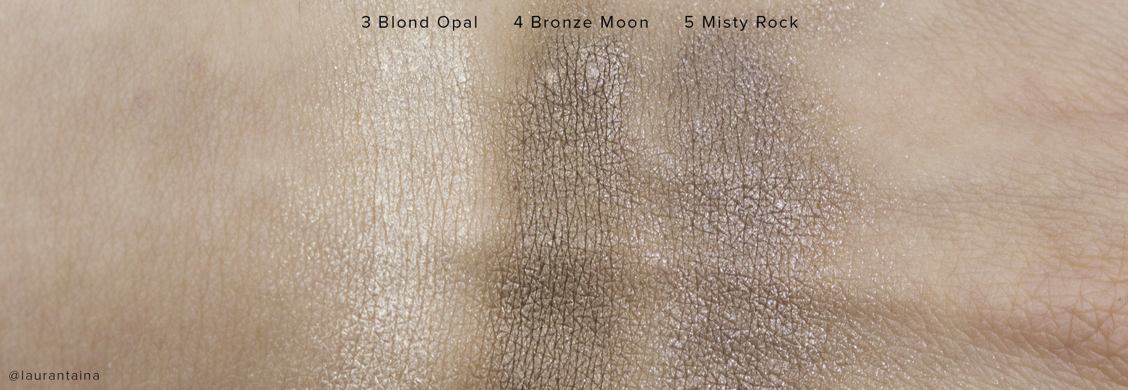 By Terry Ombre Blackstar Swatches blended