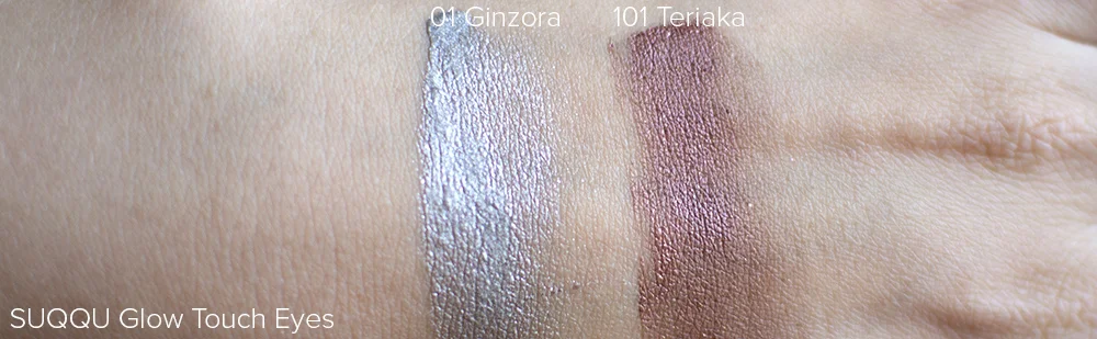 SUQQU Glow Touch Eyes Swatches | Laura Loukola Beauty Blog