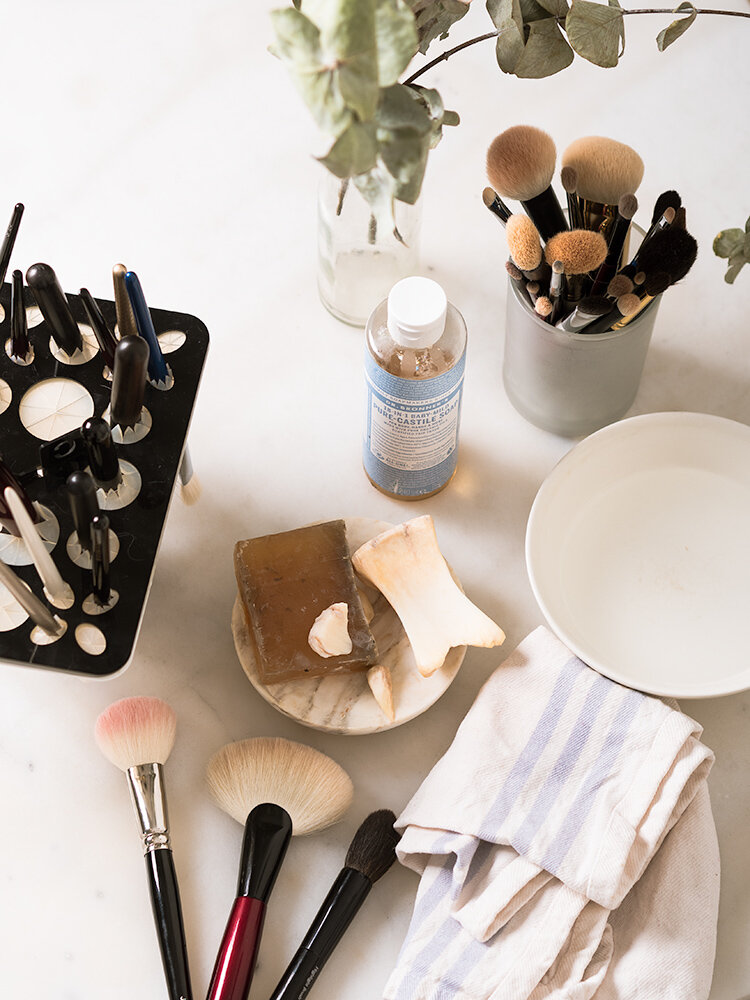 How To Wash Makeup Brushes Properly