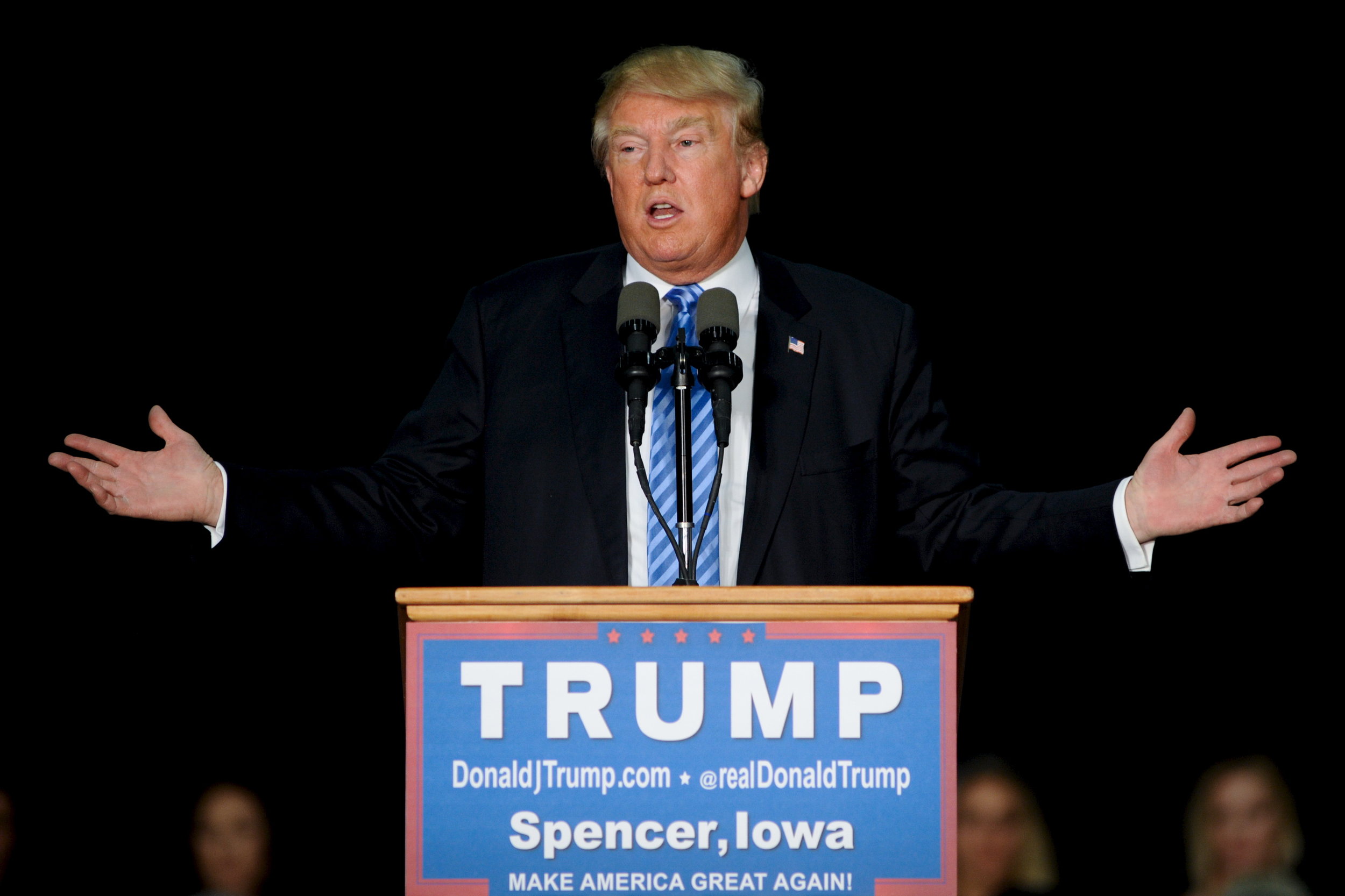 Donald Trump at Rally by Reuters