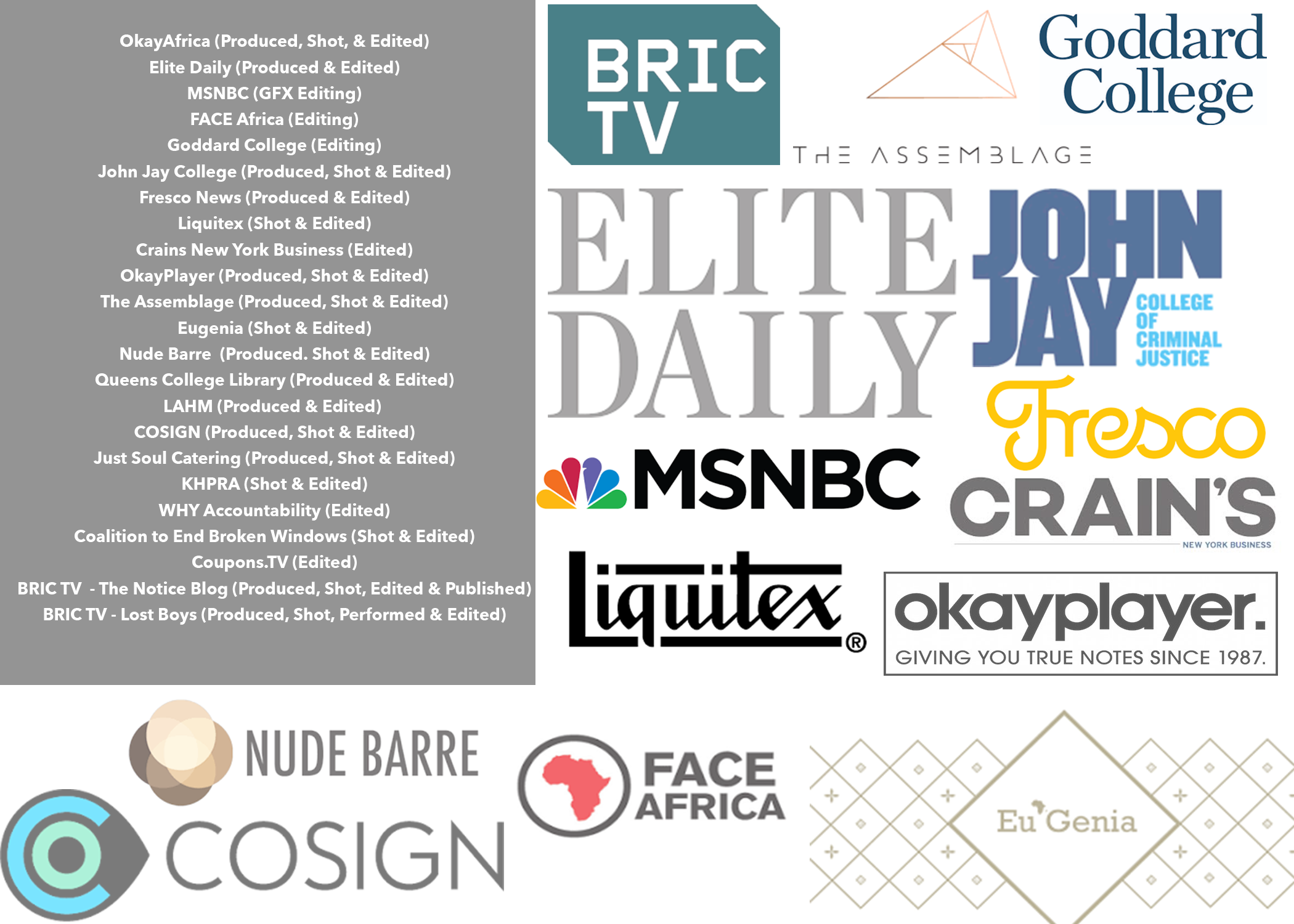 Here's just a small selection of our ever-growing list of satisfied customers. If you want to be one of them, contact Paul at: Paul@TheNoticeBlog.com