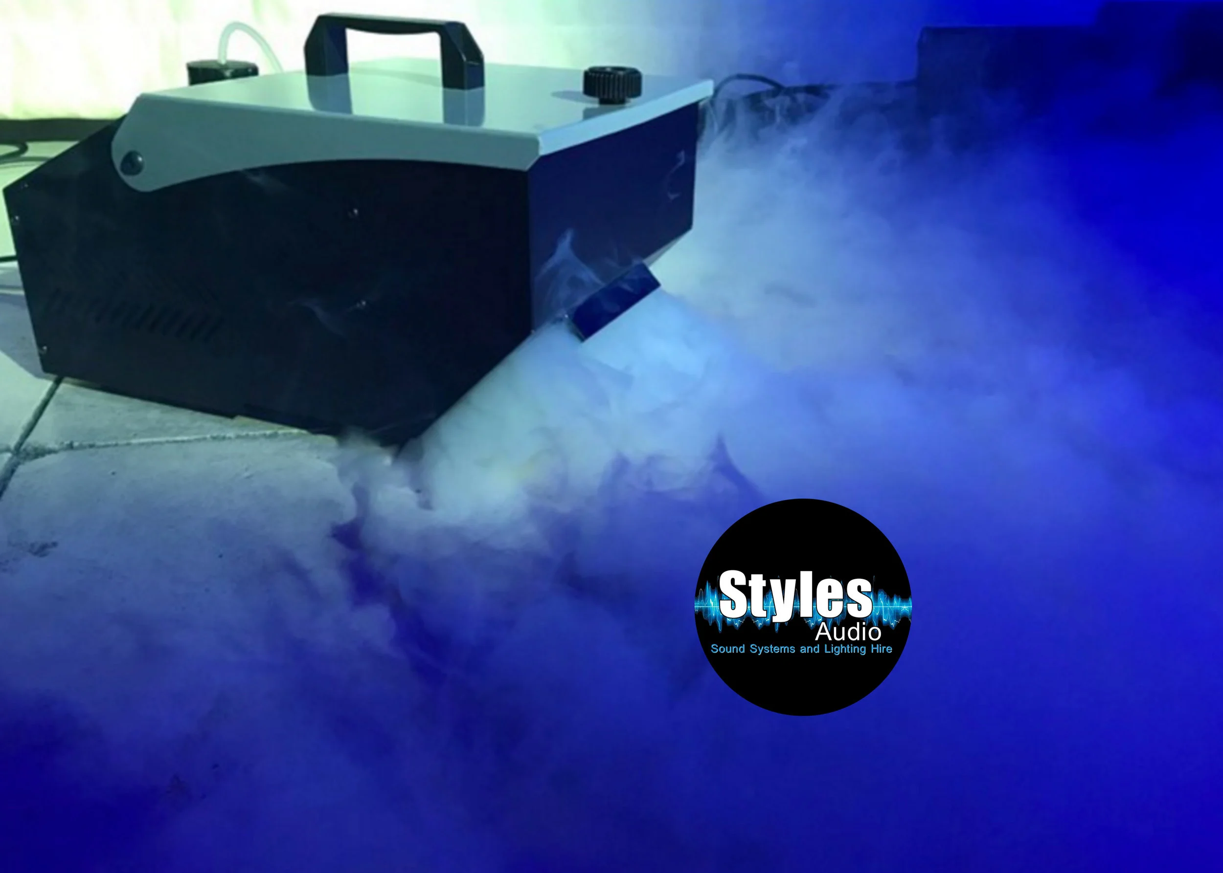 Dry Ice Effect Machine | Styles Audio | Devon — PA and Lighting Hire ...