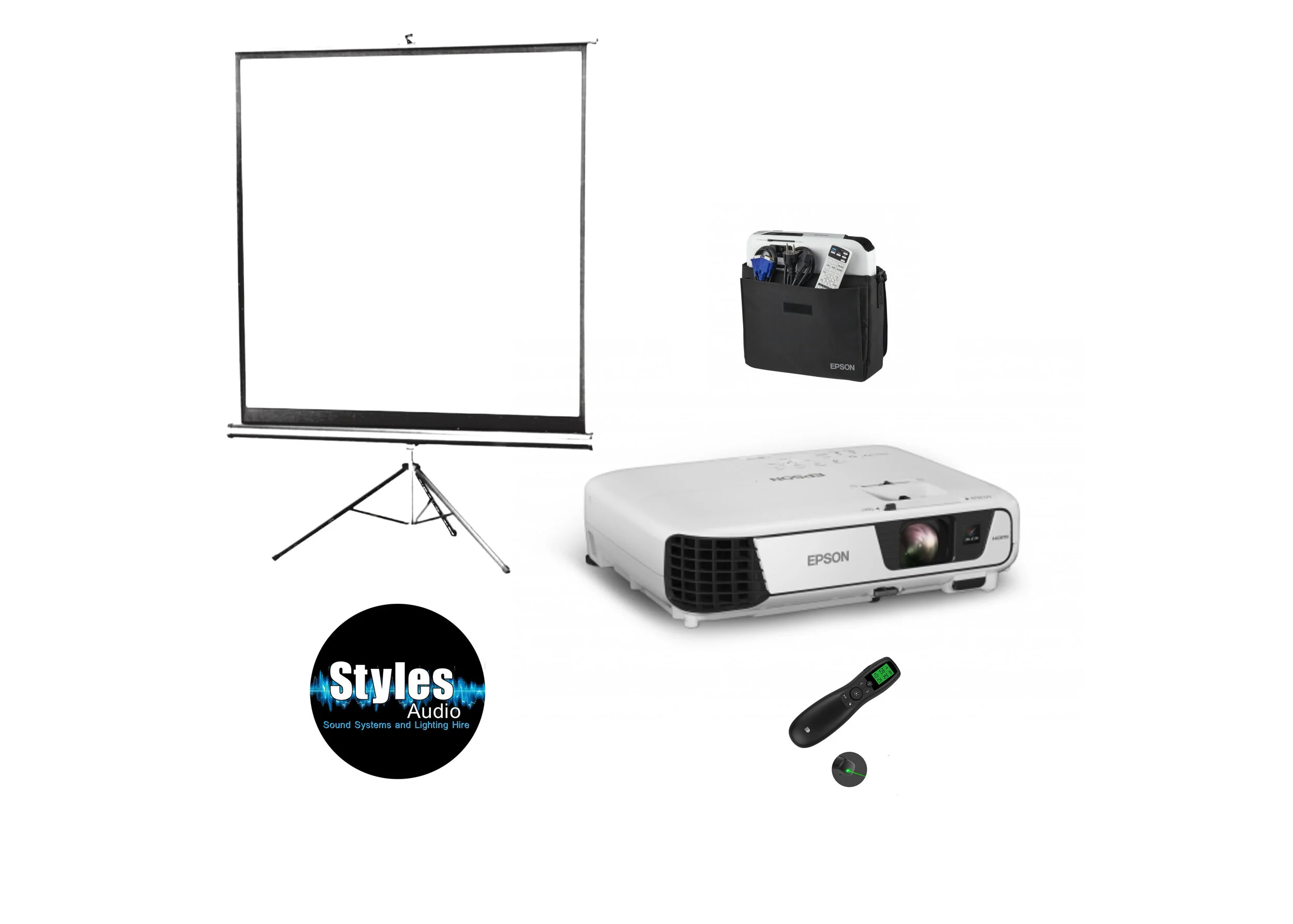 Data Projector and screen hire Package — PA and Lighting Hire Exeter