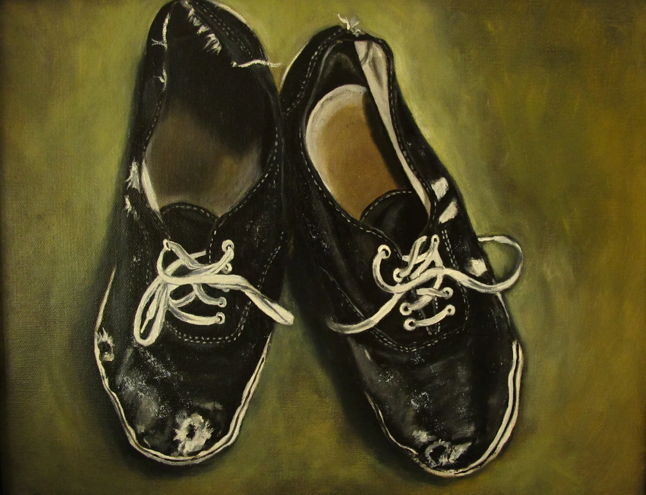  Alex's Shoes , 2012 Oil on canvas, 11 x 14 inches 