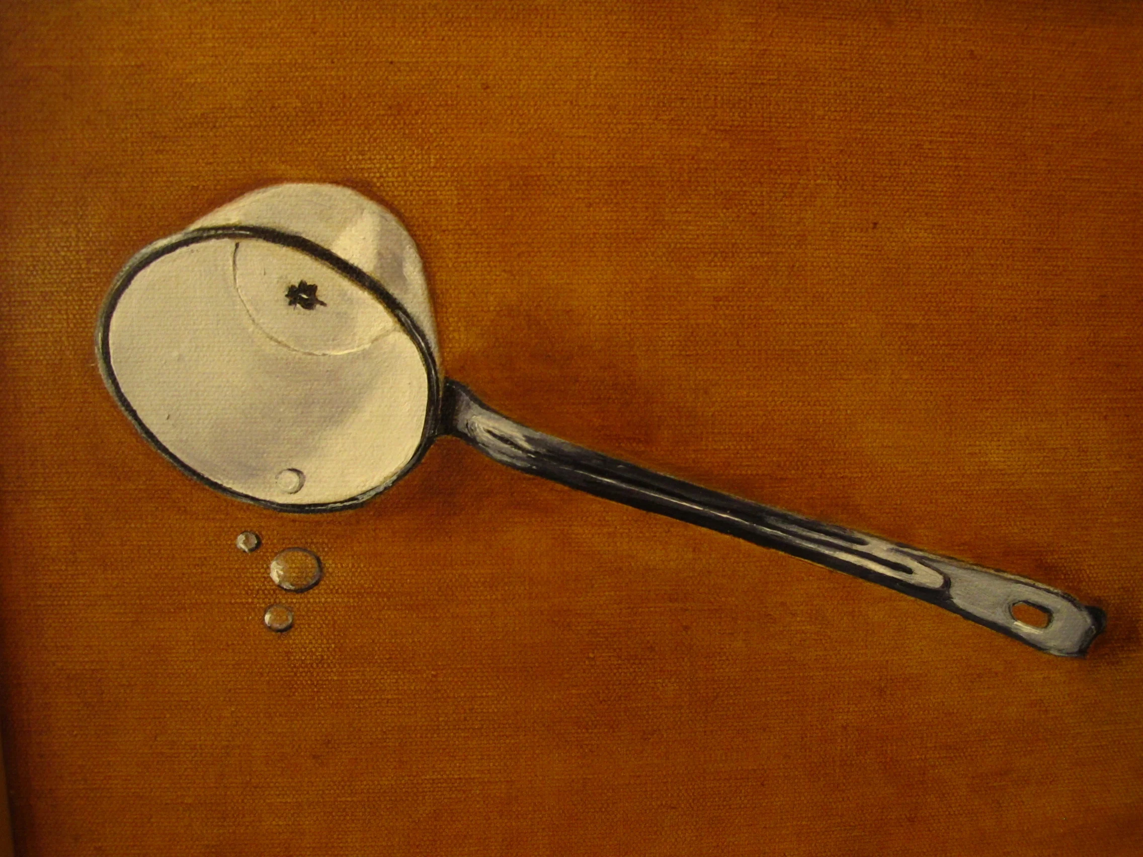   Family Ladle, Water Cradle , 2011 Oil on canvas, 9 x 12 inches 