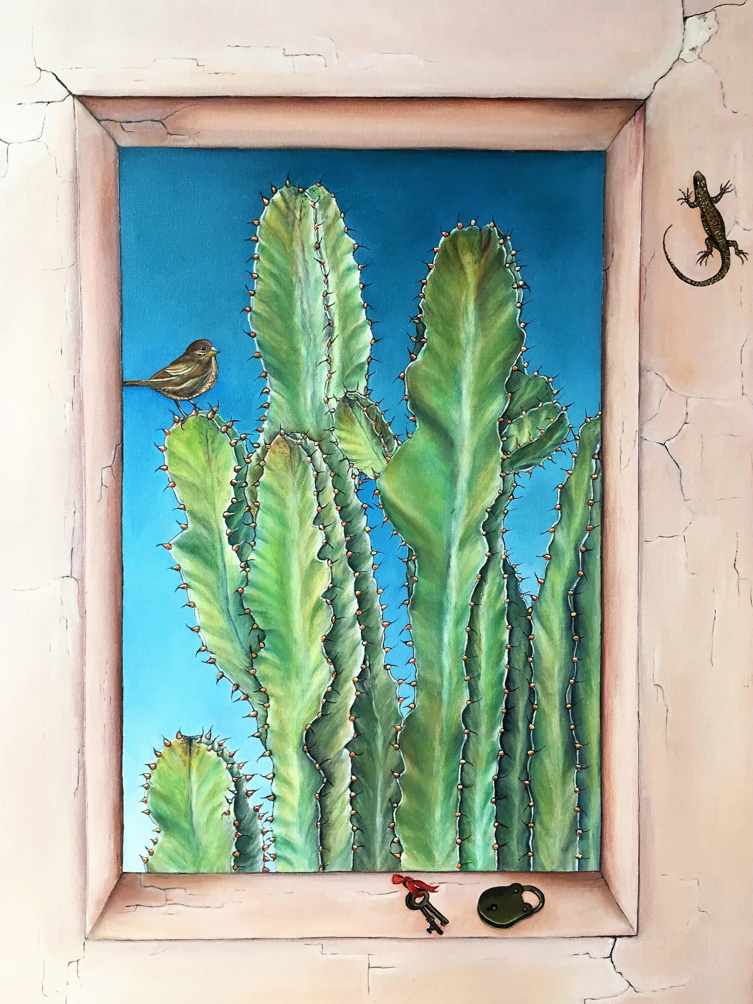   Georgia on my Mind , 2016 Oil on canvas, 40 x 30 inches 