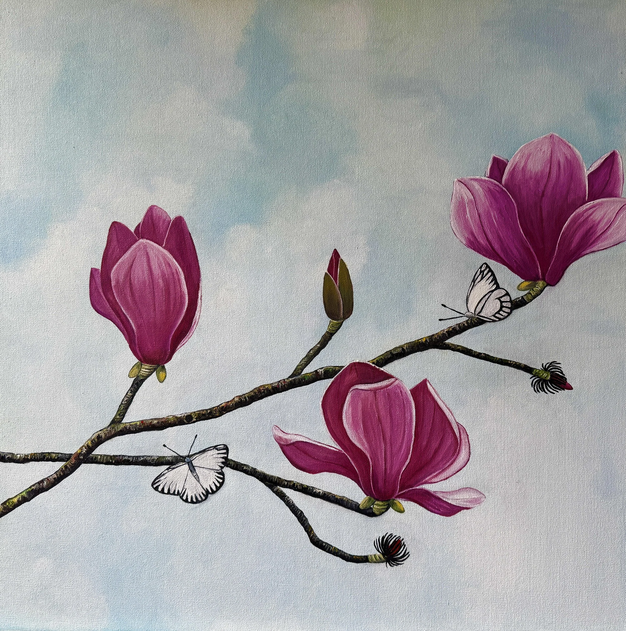   The Spirit of Sharyn , 2026 Oil on canvas, 24 × 24 inches 