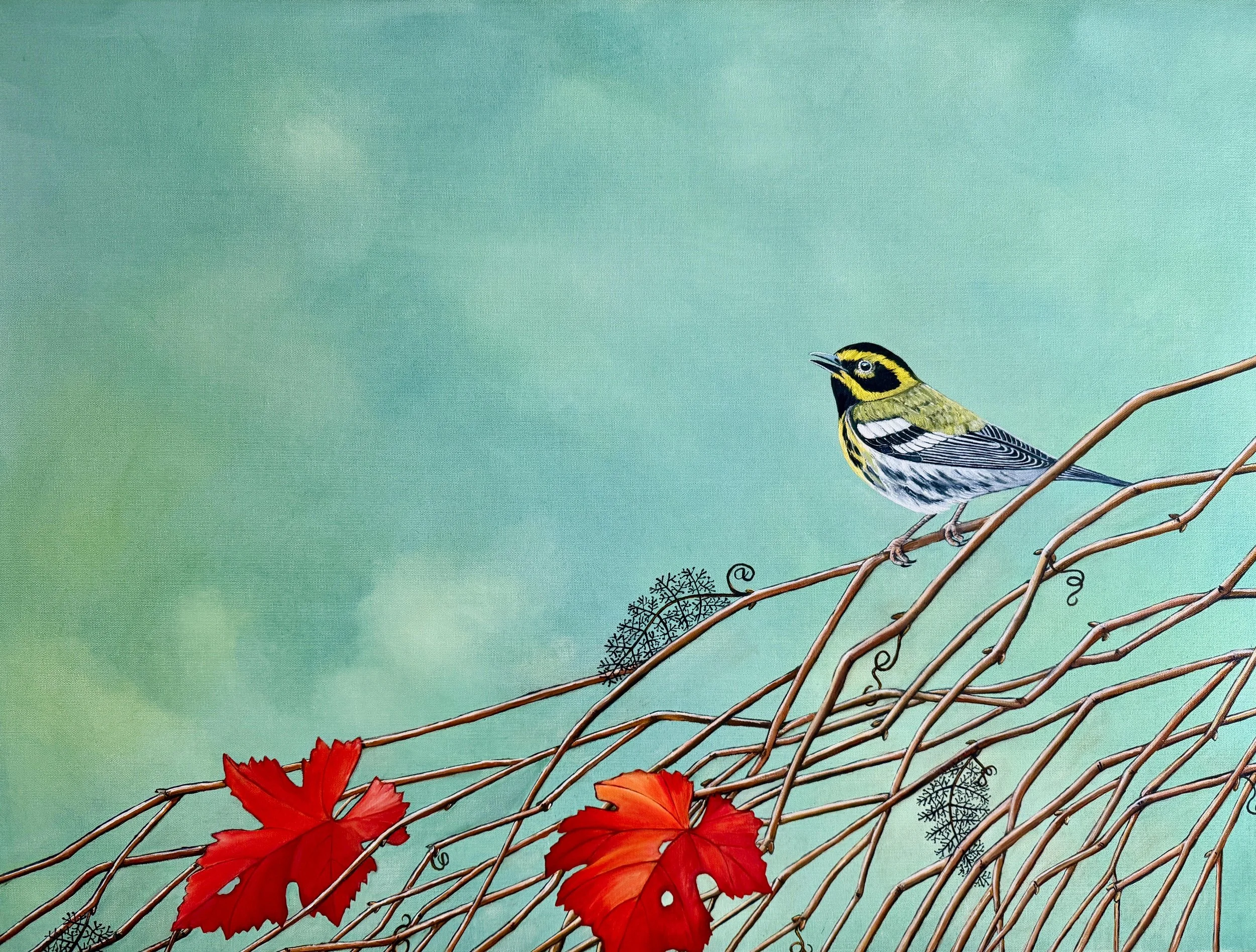   Mr. Townsend ,  2026 Oil on canvas, 30 × 40 inches 