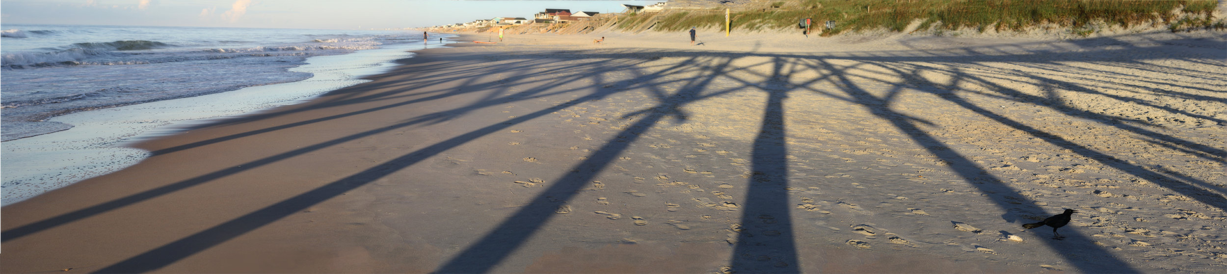 Surf City Pier Shadow, Topsail Island, NC, August 2016