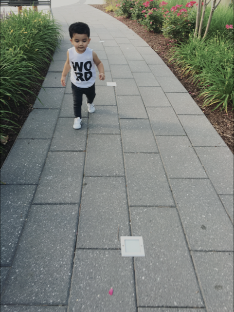hipster toddler baby graphic cut off WORD tee