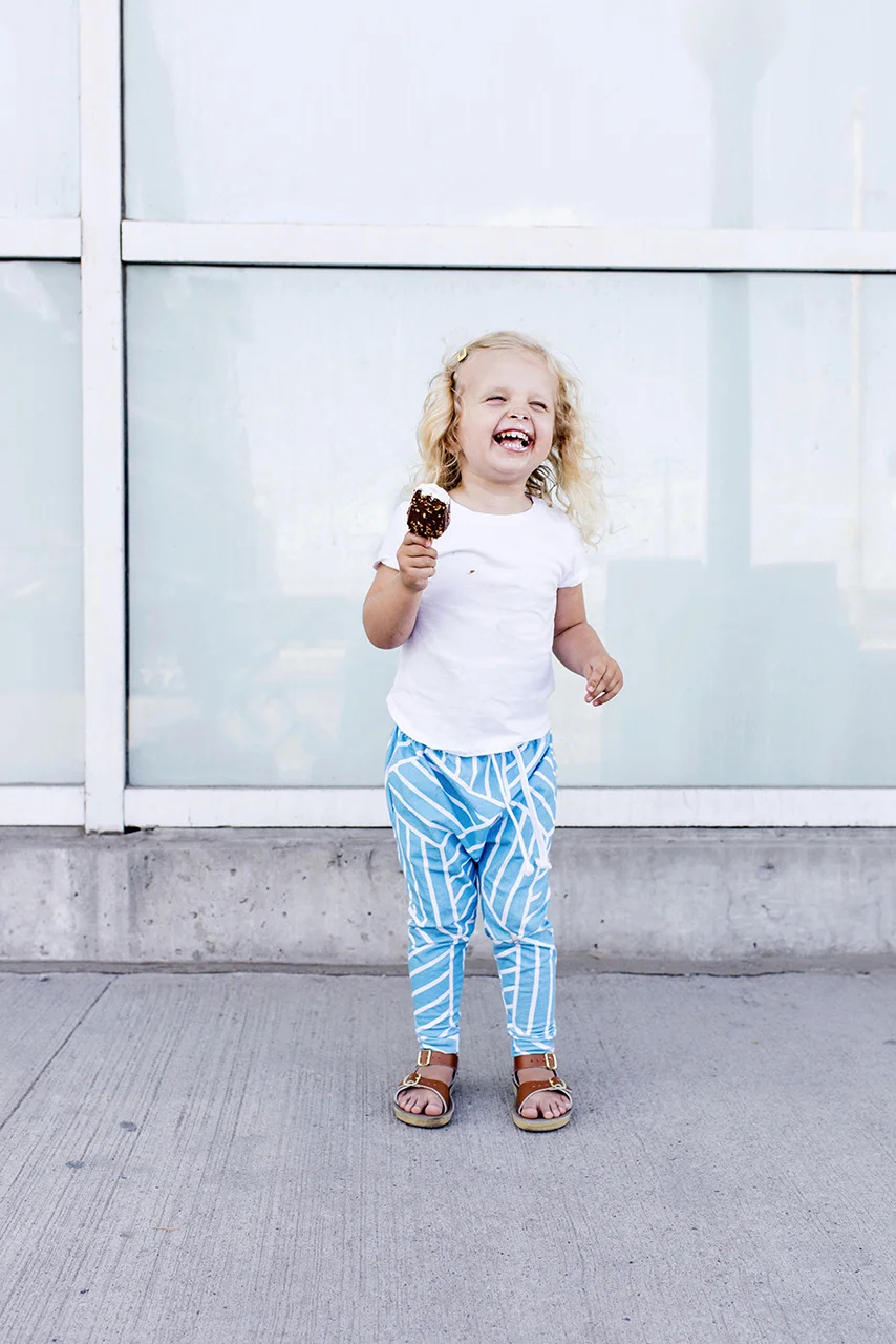 Lot801 baby/toddler harem leggings and joggers in ocean blue