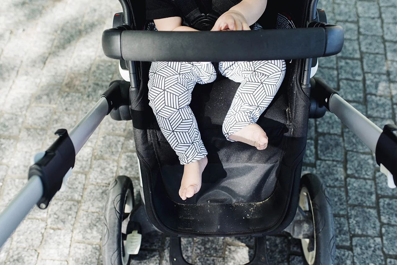 Lot801 baby and toddler harem leggings and joggers in black and white