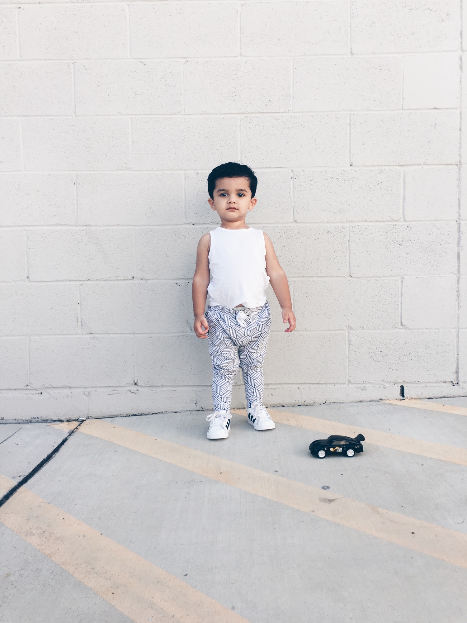 Lot801 baby toddler monochrome joggers harem leggings