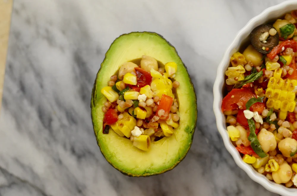 Chickpea Israeli Cous Cous Salad