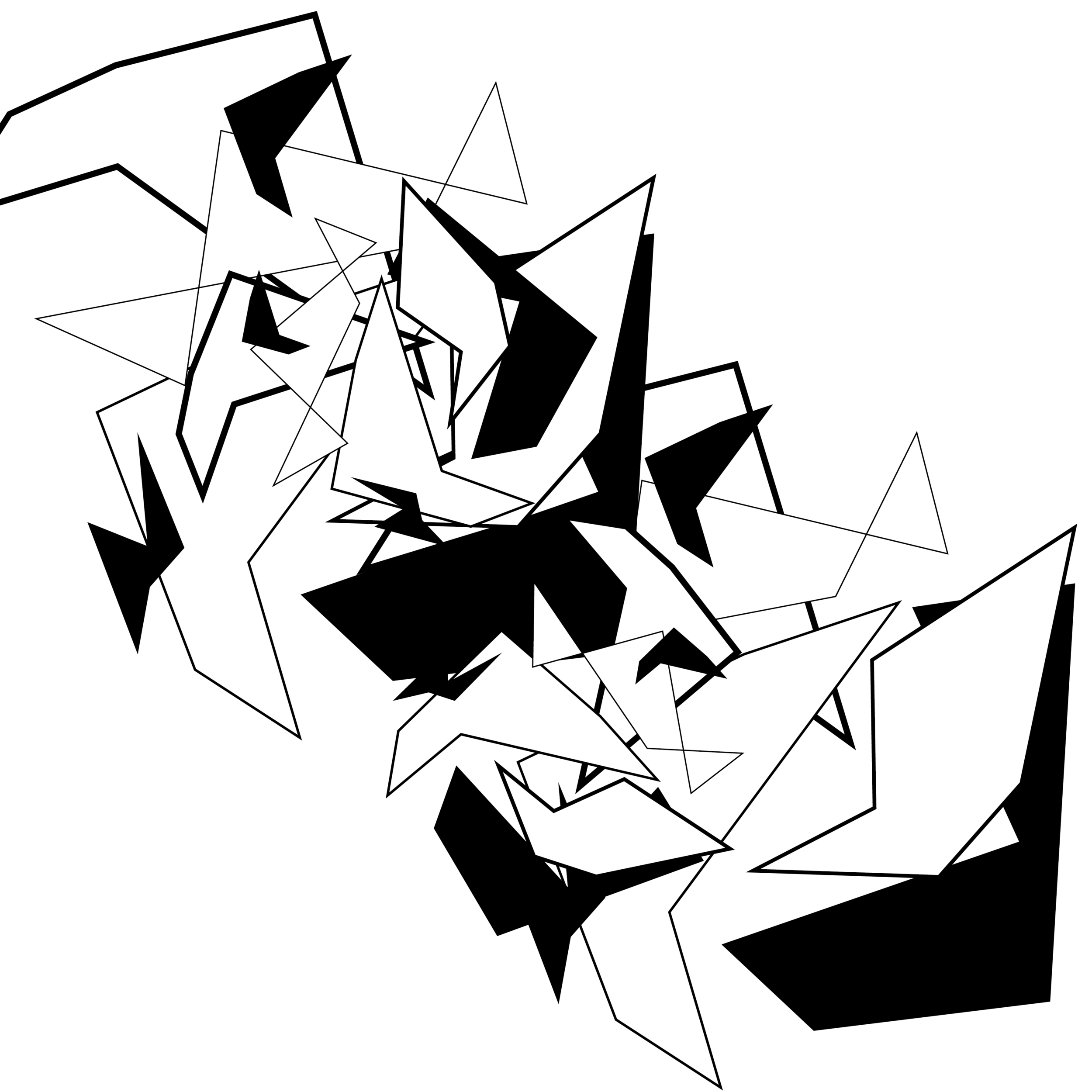 Birds, using rhythm and emphasis.