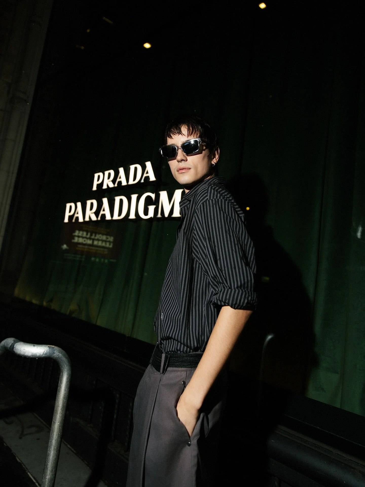 Last night at the @pradabeauty @prada event 📸