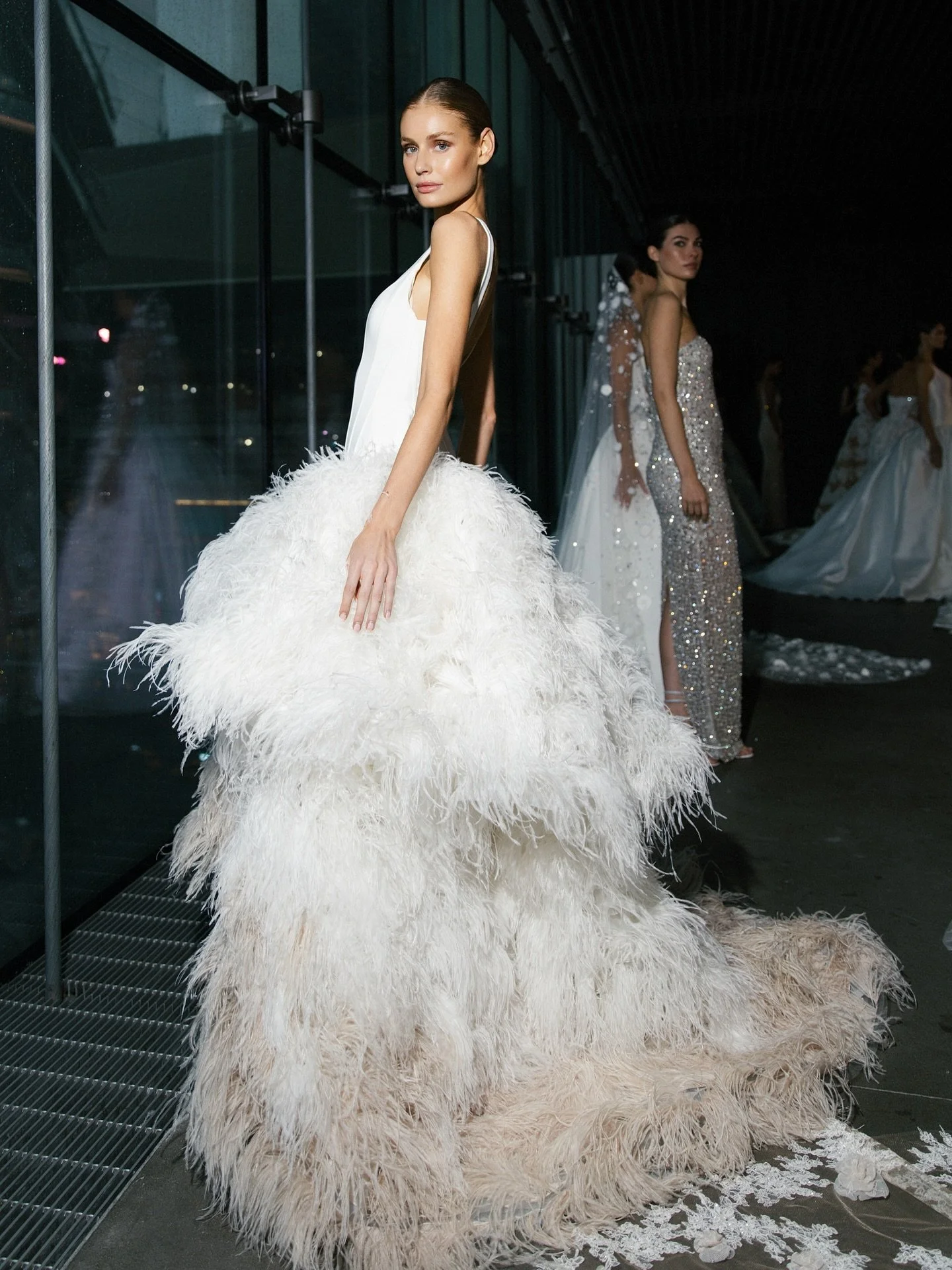 Let @nybfw commence ✨

stunning works by @nicolefeliciacouture &amp; @_senstudio