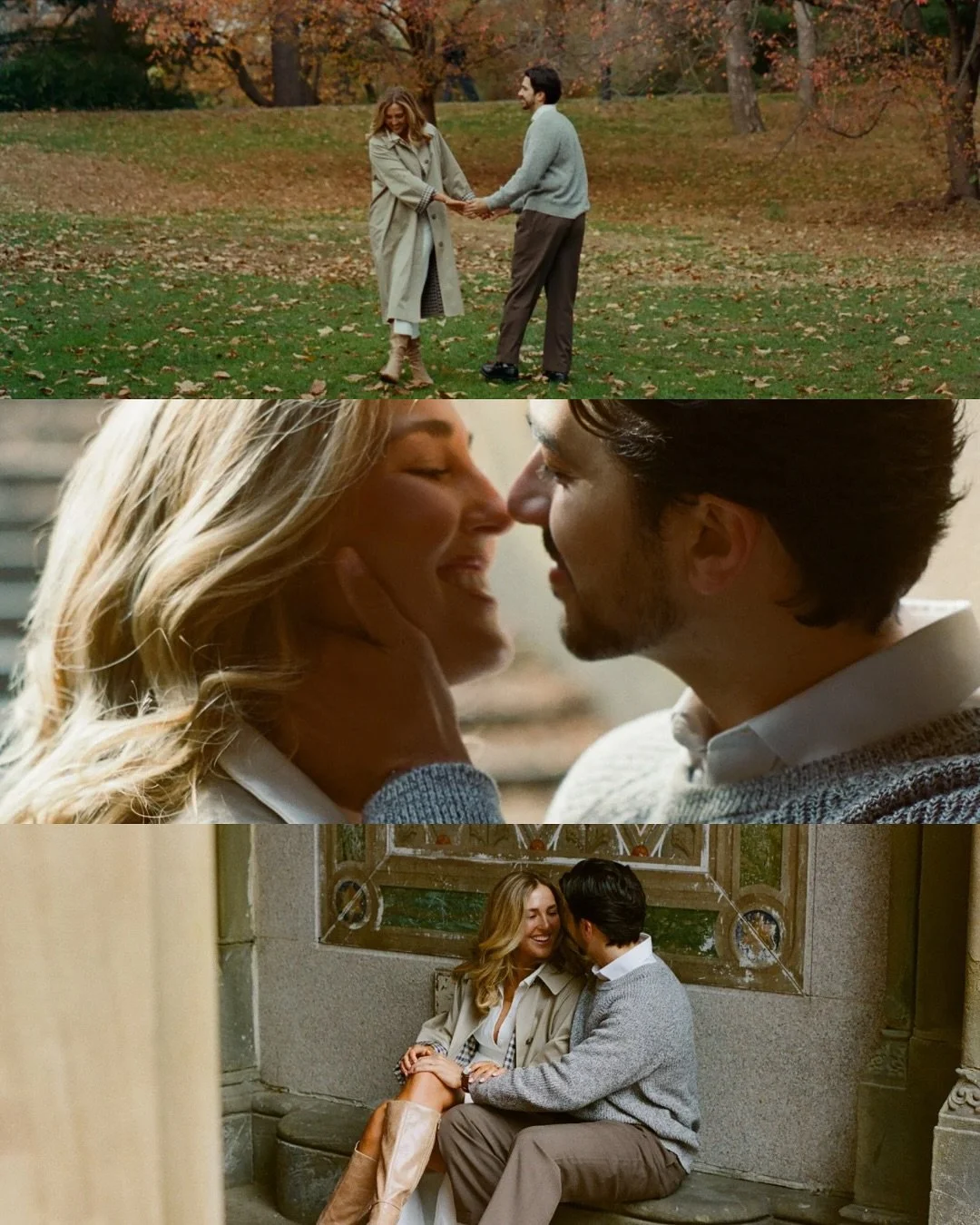 There&rsquo;s just something about shooting with film in Central Park, especially during the fall foliage, that feels straight out of a rom-com 🥹

Christine &amp; Julian ❤️ captured on 35mm film

#centralpark #nyccouplephotographer #couplephotograph