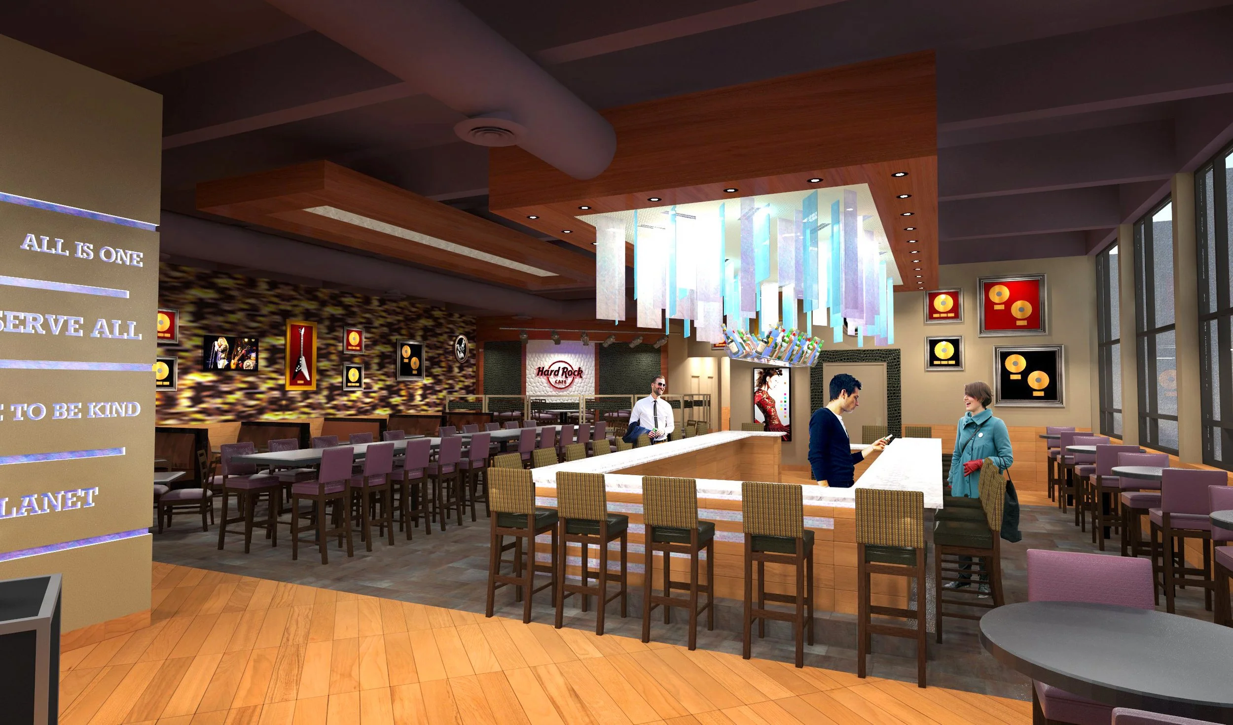  
HARD ROCK CAFE RESTAURANT — 2013
 

 
HOSPITATLITY
 
ROLE: PROJECT DESIGNER, KLOVER ARCHITECTS | VISUALIZATION: SELF 