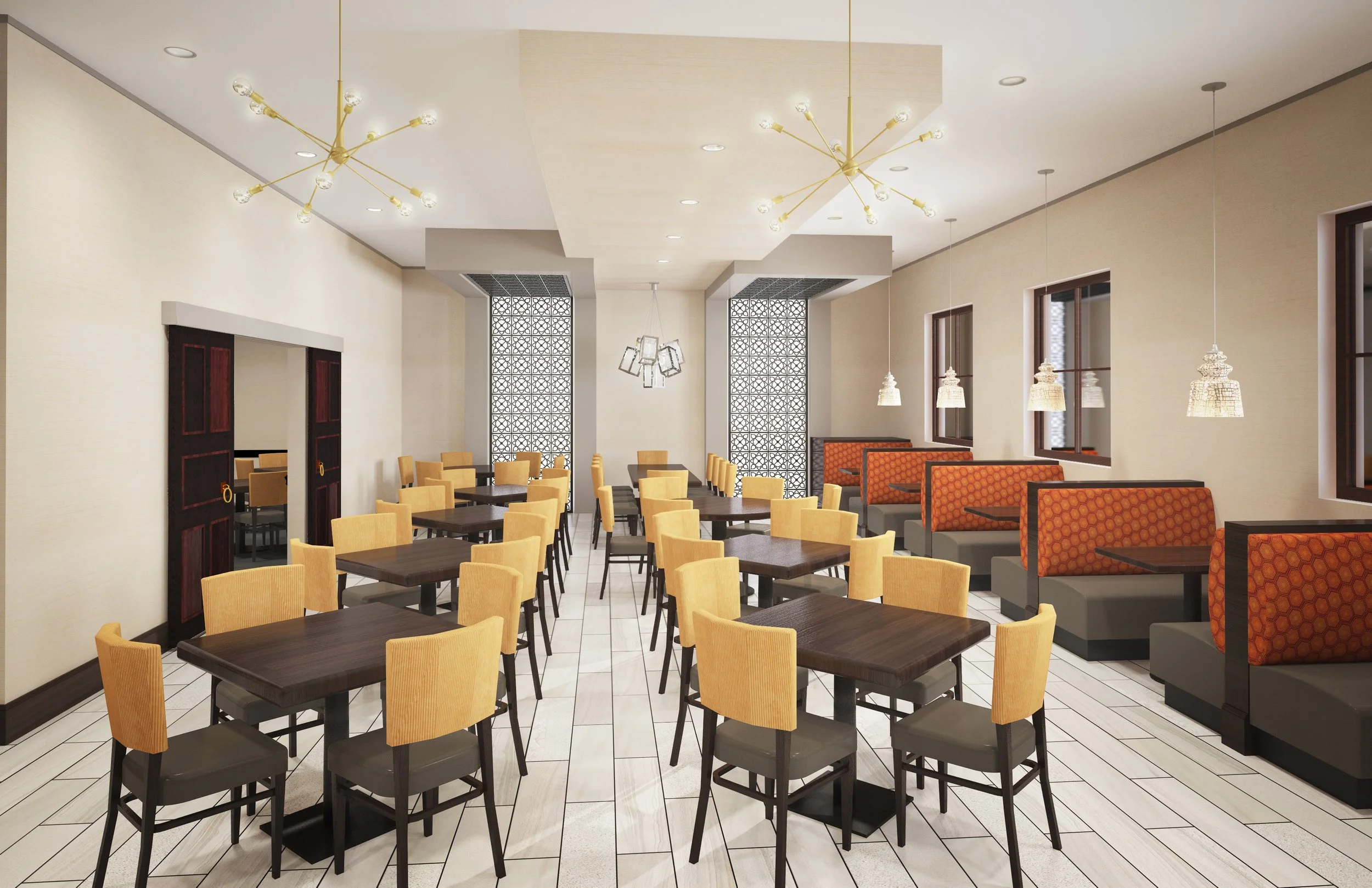  
NOON AND MIRCH RESTAURANT — 2016
 

 
HOSPITATLITY
 
ROLE: VISUALIZATION SPECIALIST, MIKE TREADWAY ARCHITECTS | VISUALIZATION: SELF 