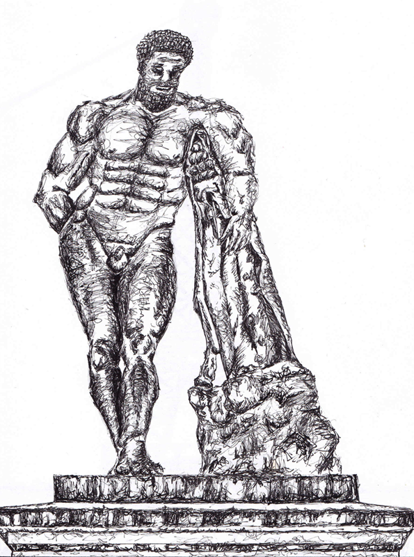 Hercules Sculpture