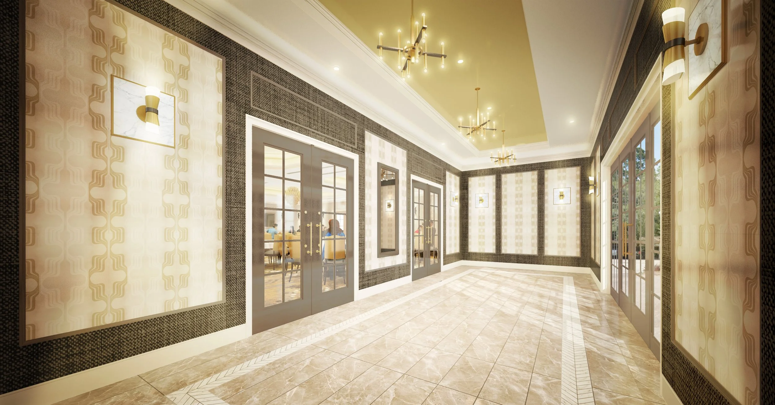  
BANQUET HALL — 2019
 

 
HOSPITATLITY
 
ROLE: VISUALIZATION SPECIALIST, MIKE TREADWAY ARCHITECTS | VISUALIZATION: SELF 