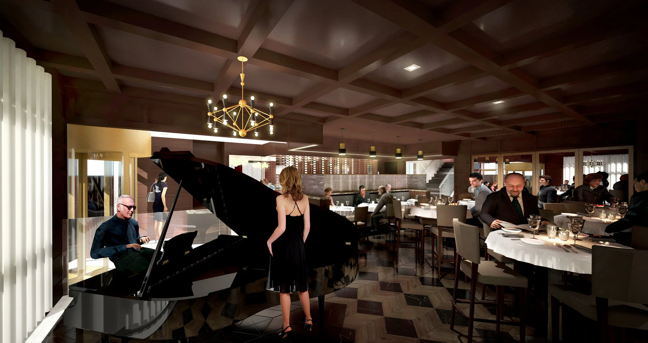  
RESTAURANT RENOVATION — 2021
 

 
HOSPITATLITY
 
ROLE: VISUALIZATION SPECIALIST, MIKE TREADWAY ARCHITECTS | VISUALIZATION: SELF 