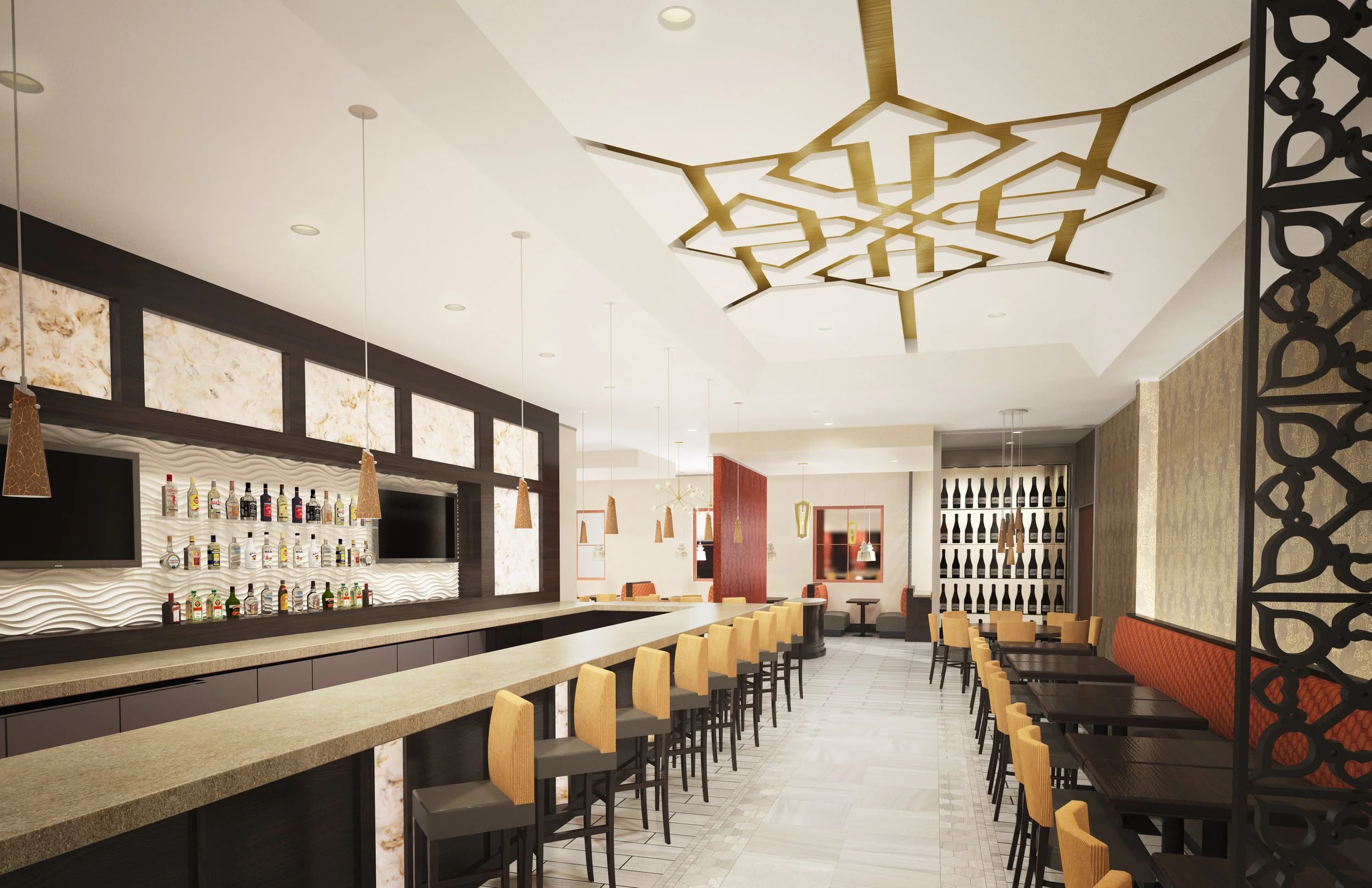  
NOON AND MIRCH RESTAURANT — 2016
 

 
HOSPITATLITY
 
ROLE: VISUALIZATION SPECIALIST, MIKE TREADWAY ARCHITECTS | VISUALIZATION: SELF 