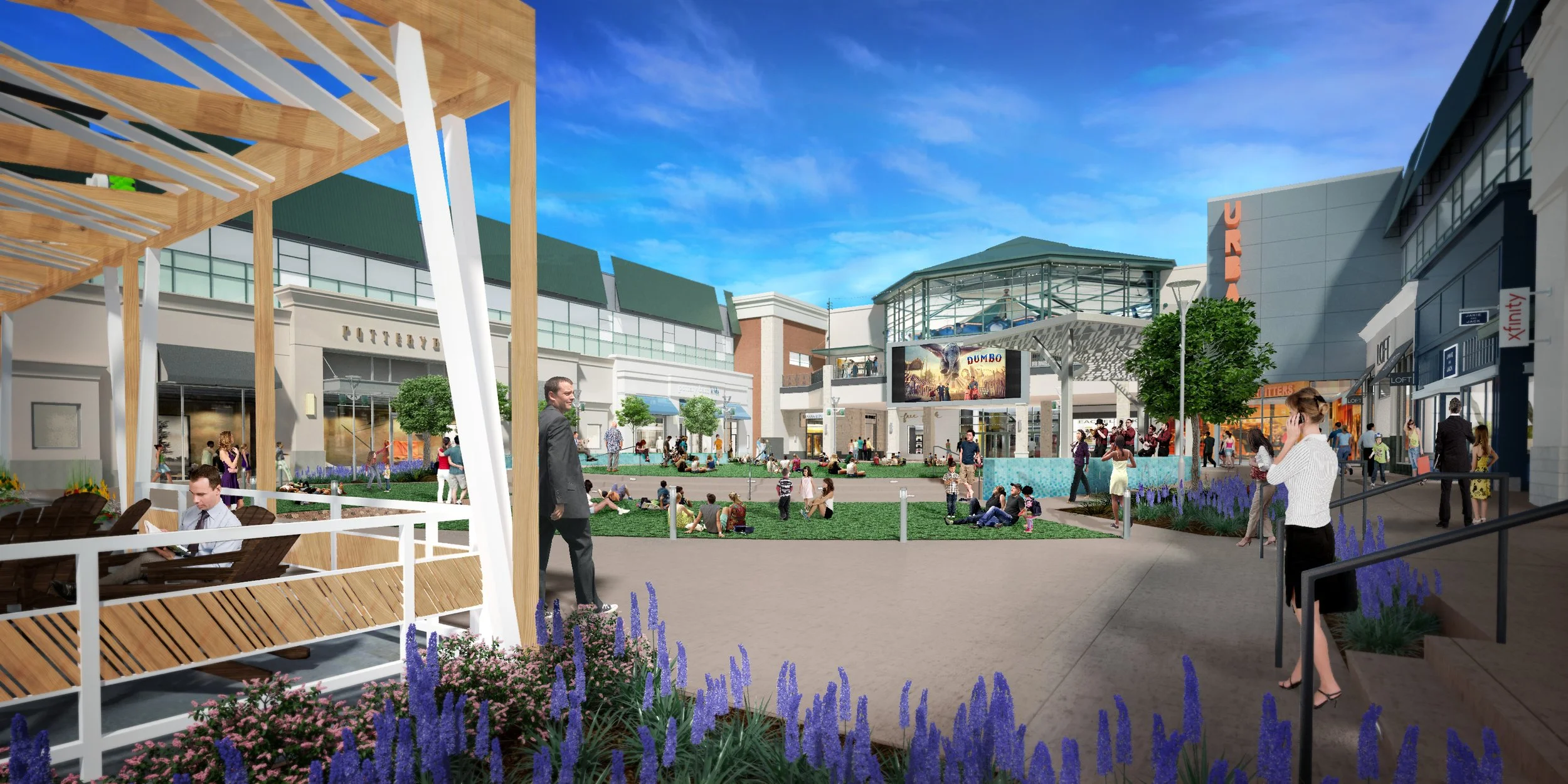  
THE WOODLANDS MALL — 2019
 

 
RETAIL / PLACEMAKING
 
ROLE: ASSOCIATE PROJECT MANAGER — MIKE TREADWAY ARCHITECTS | VISUALIZATION: SELF
 