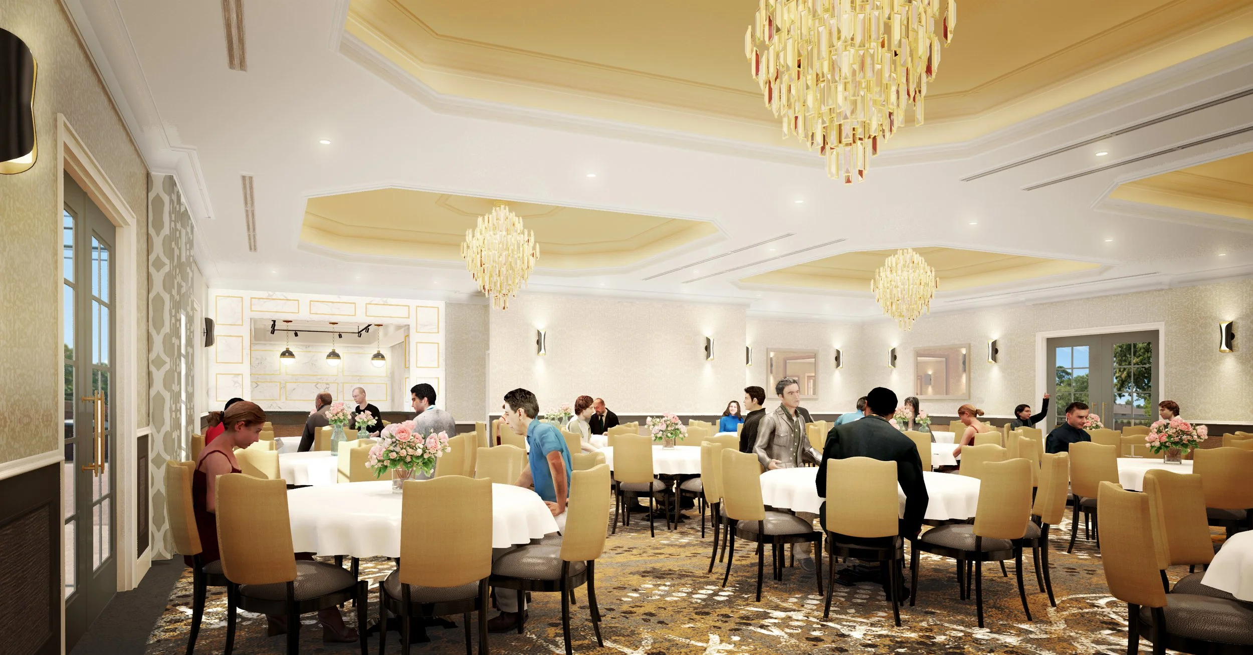  
BANQUET HALL — 2019
 

 
HOSPITATLITY
 
ROLE: VISUALIZATION SPECIALIST, MIKE TREADWAY ARCHITECTS  | VISUALIZATION: SELF 