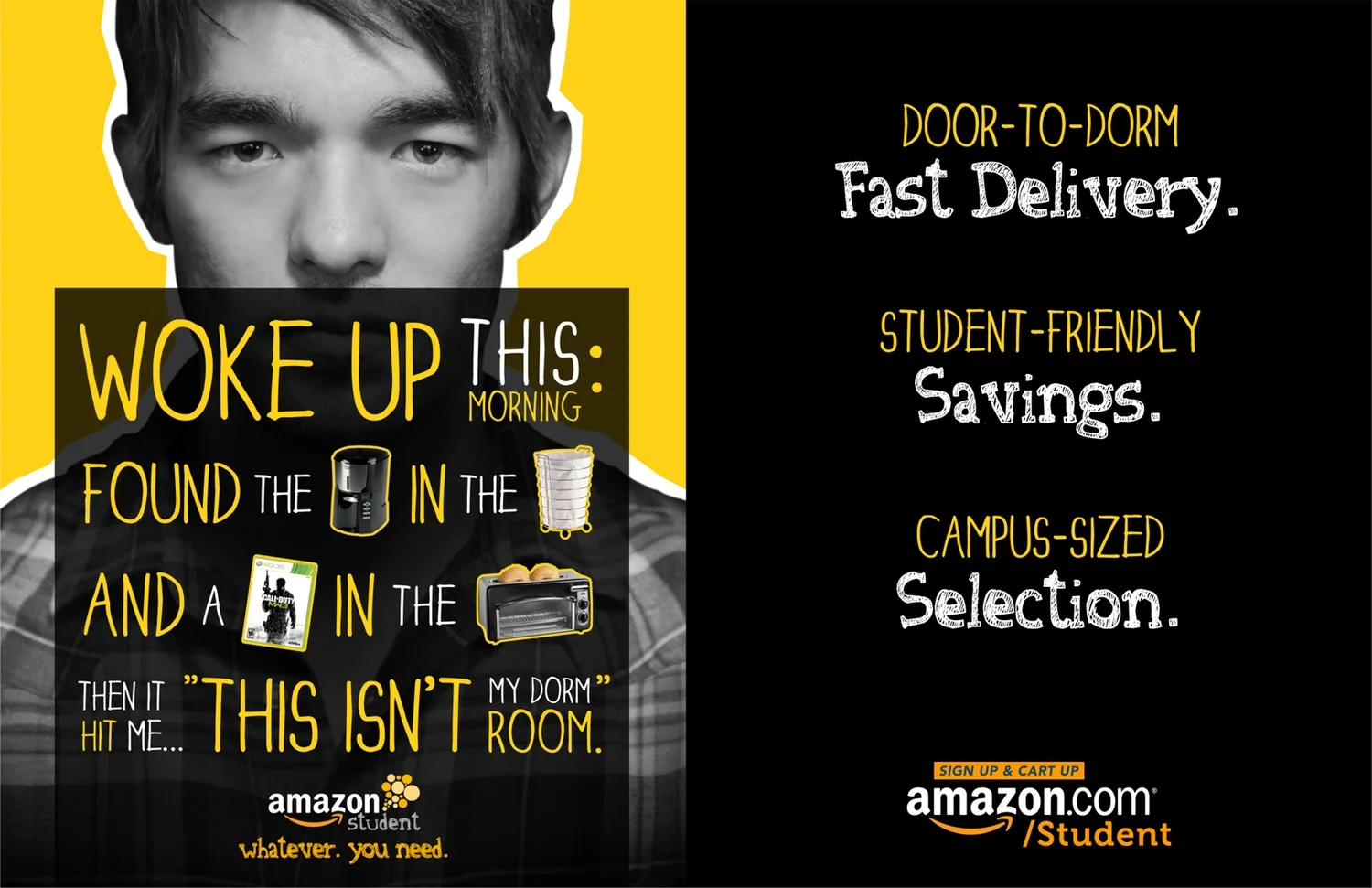 Amazon Student Print Ad 1