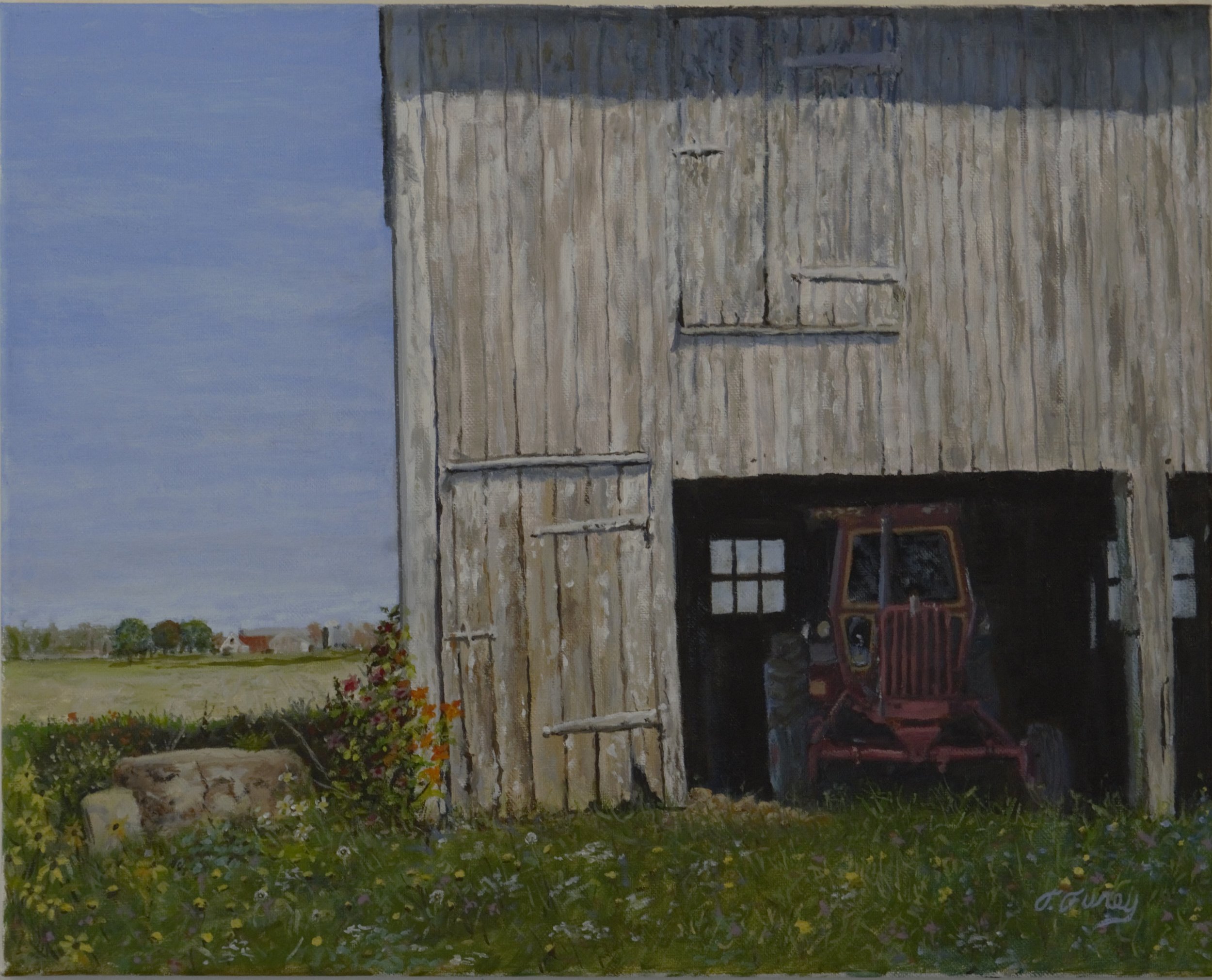 Yardley Farm, 16 x20" Oil on Canvas