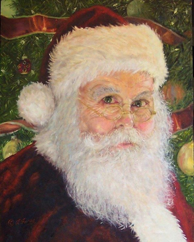 Ho Ho Hope everyone is getting into the holiday spirit. Here's my 2015 #Santa which is oil on an 18 X 24 inch canvas. I paint a #FatherChristmas #portrait every year. #fineart #oils #oilpainter #BucksCounty #buckscountyartist #tomfurey #tomfureyartis