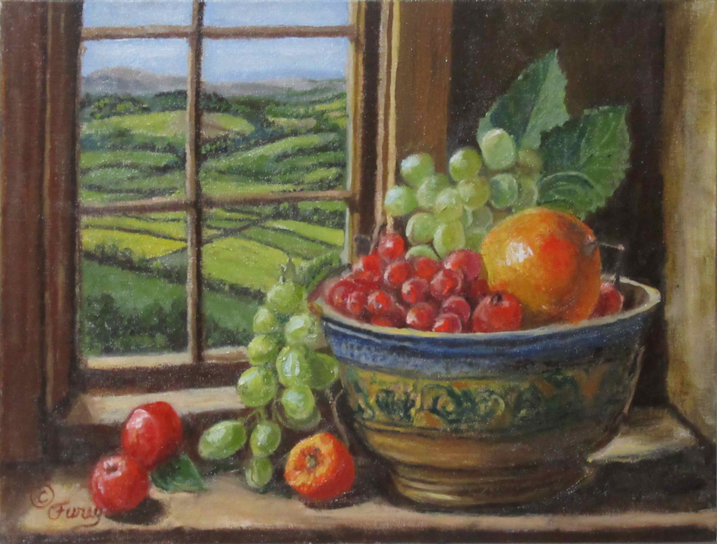 Window Landscape Still Life