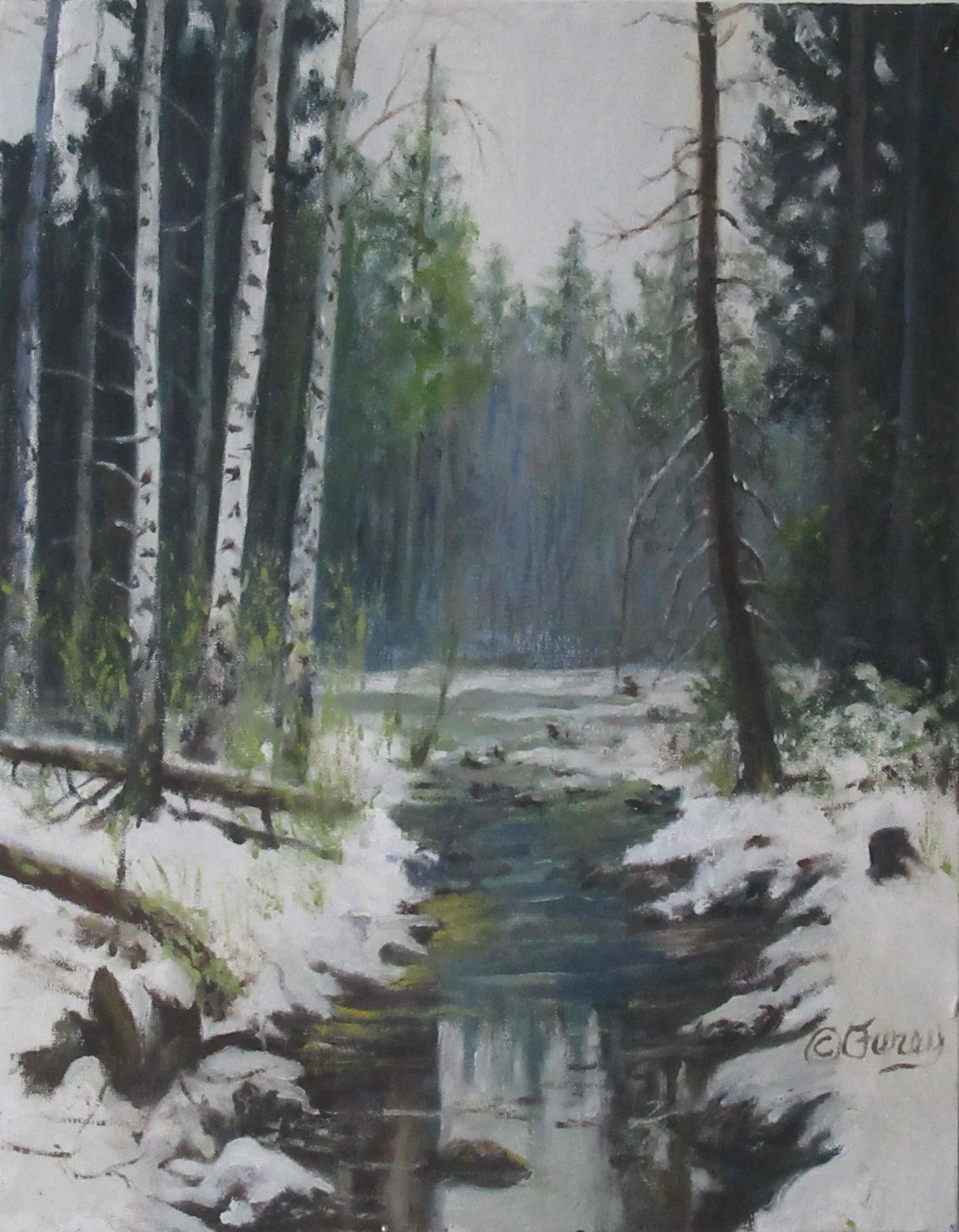 Cold Blue Woods