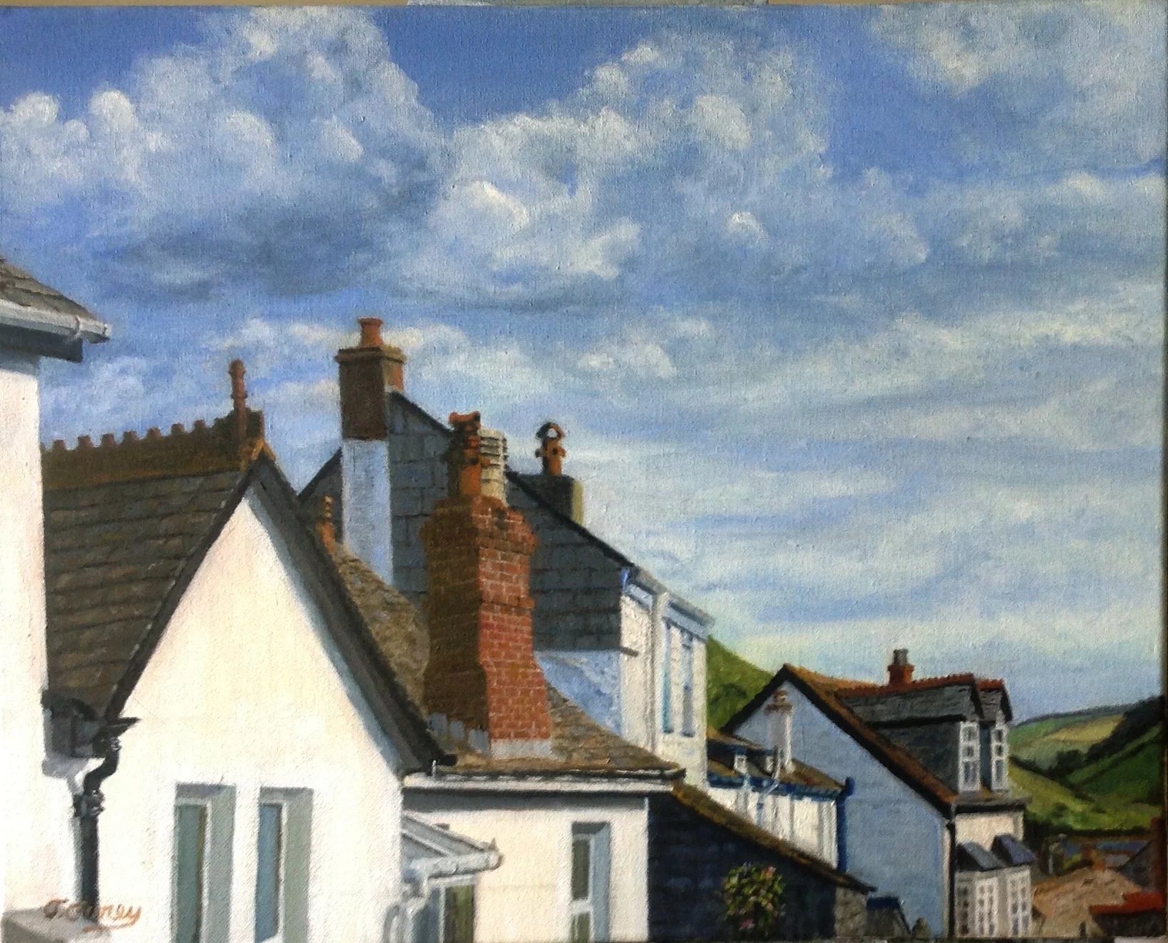 Port Issac Roof tops