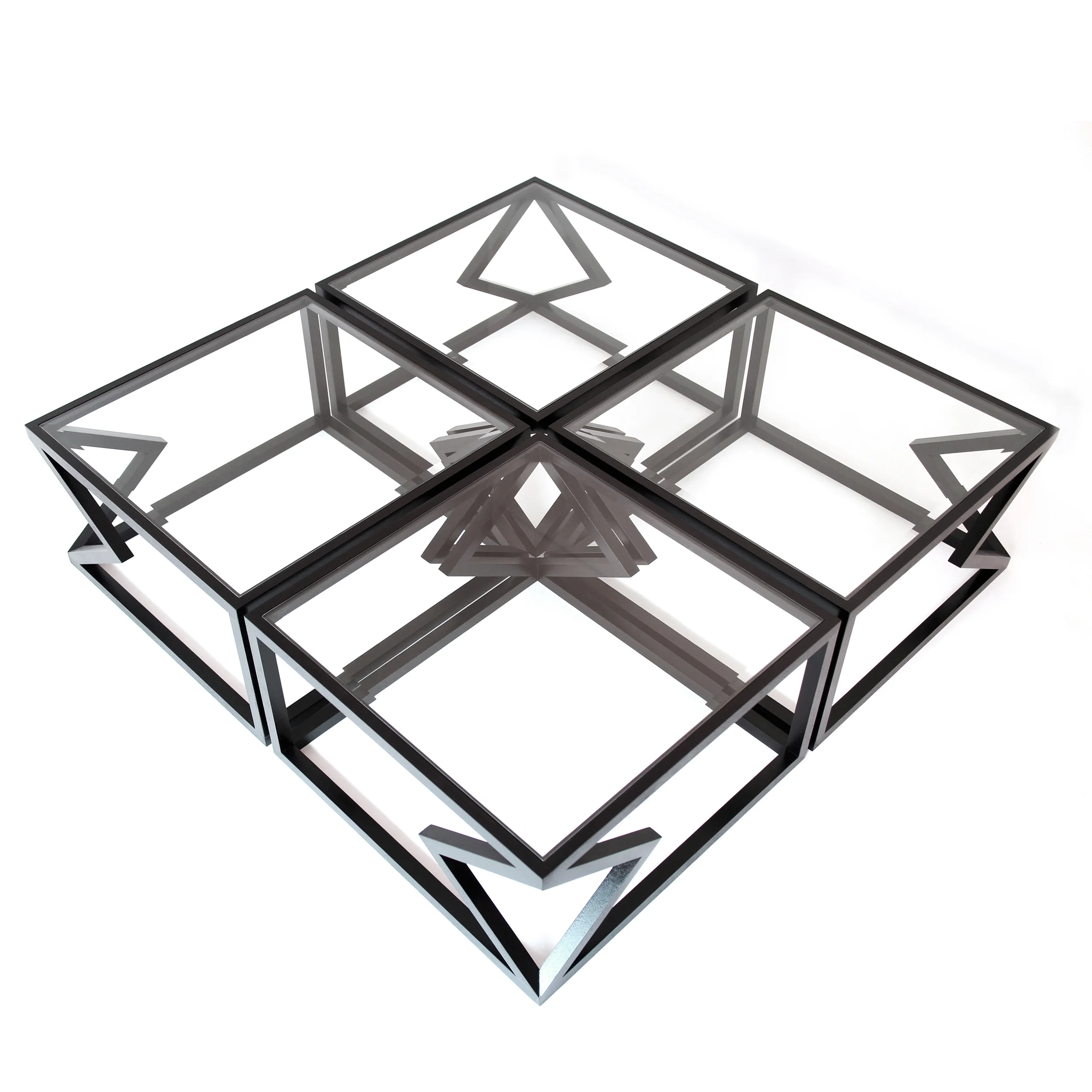 "QUAD DIAMOND" COCKTAIL TABLE