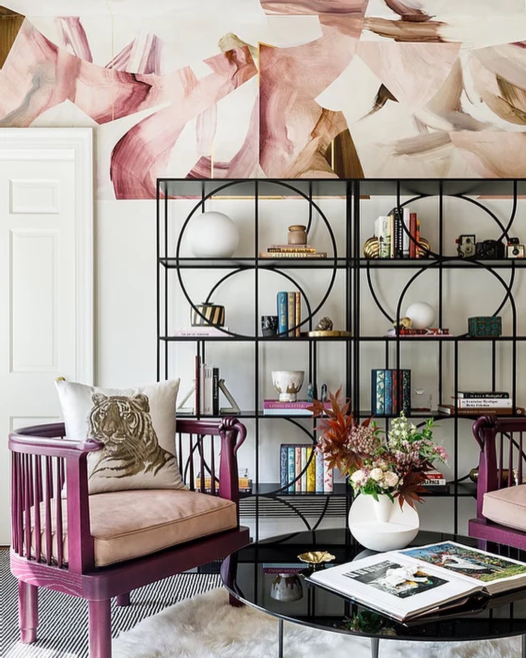 Beyond thrilled to be included in this stunning project from @studiogild- featuring two of our custom designed etegeres. 💗🖤💗🖤
📷: @aimeemazzenga