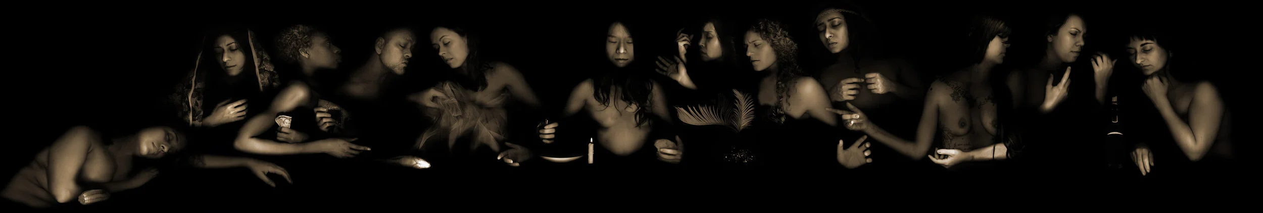 Ibidem Scannography © 2012 Archival Pigment Print Edition of 3 + 1 AP 380 x 70 cms | 151 inches long x 27.5 inches height