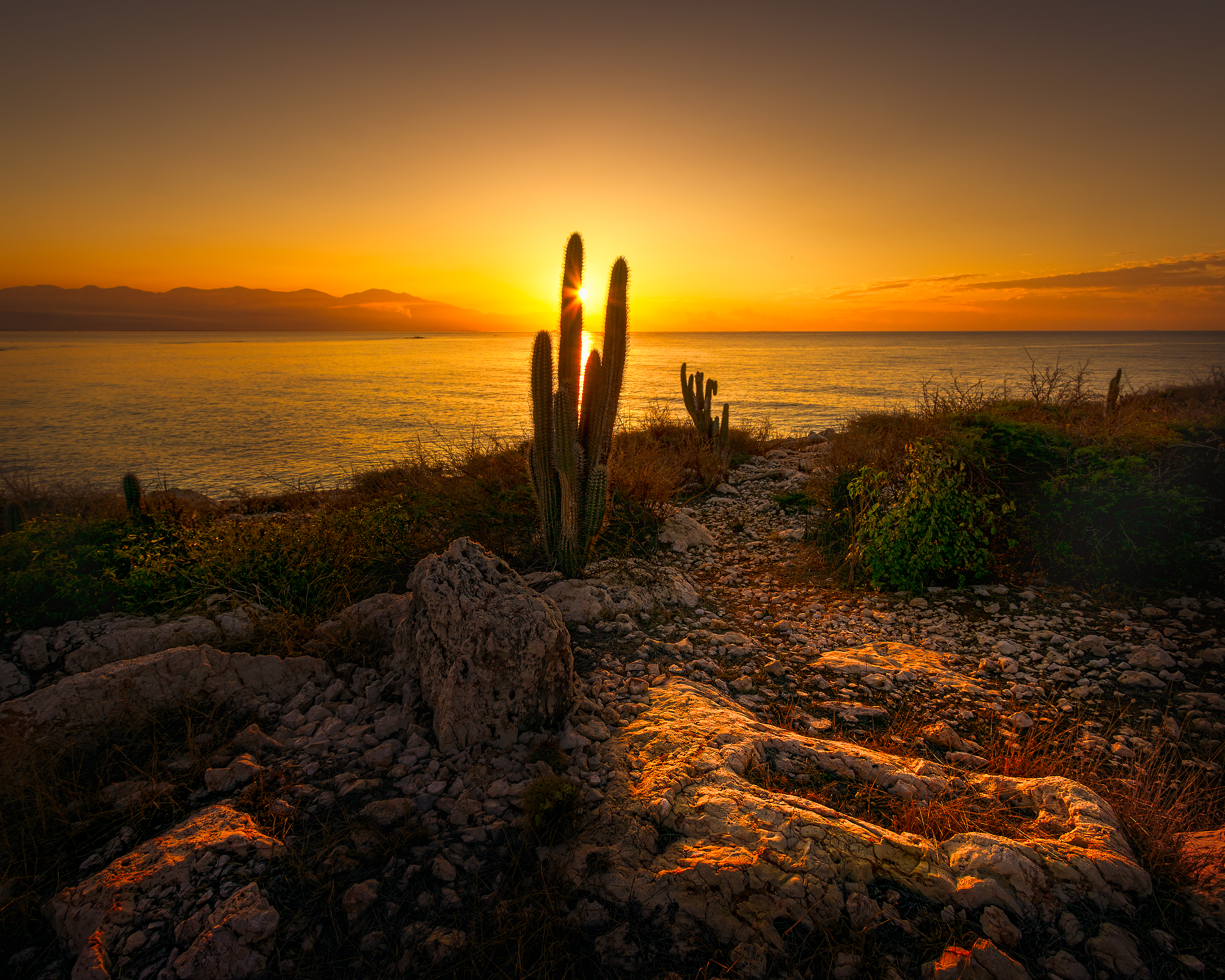  Sunrise in Hellshire, St Catherine, Jamaica. 