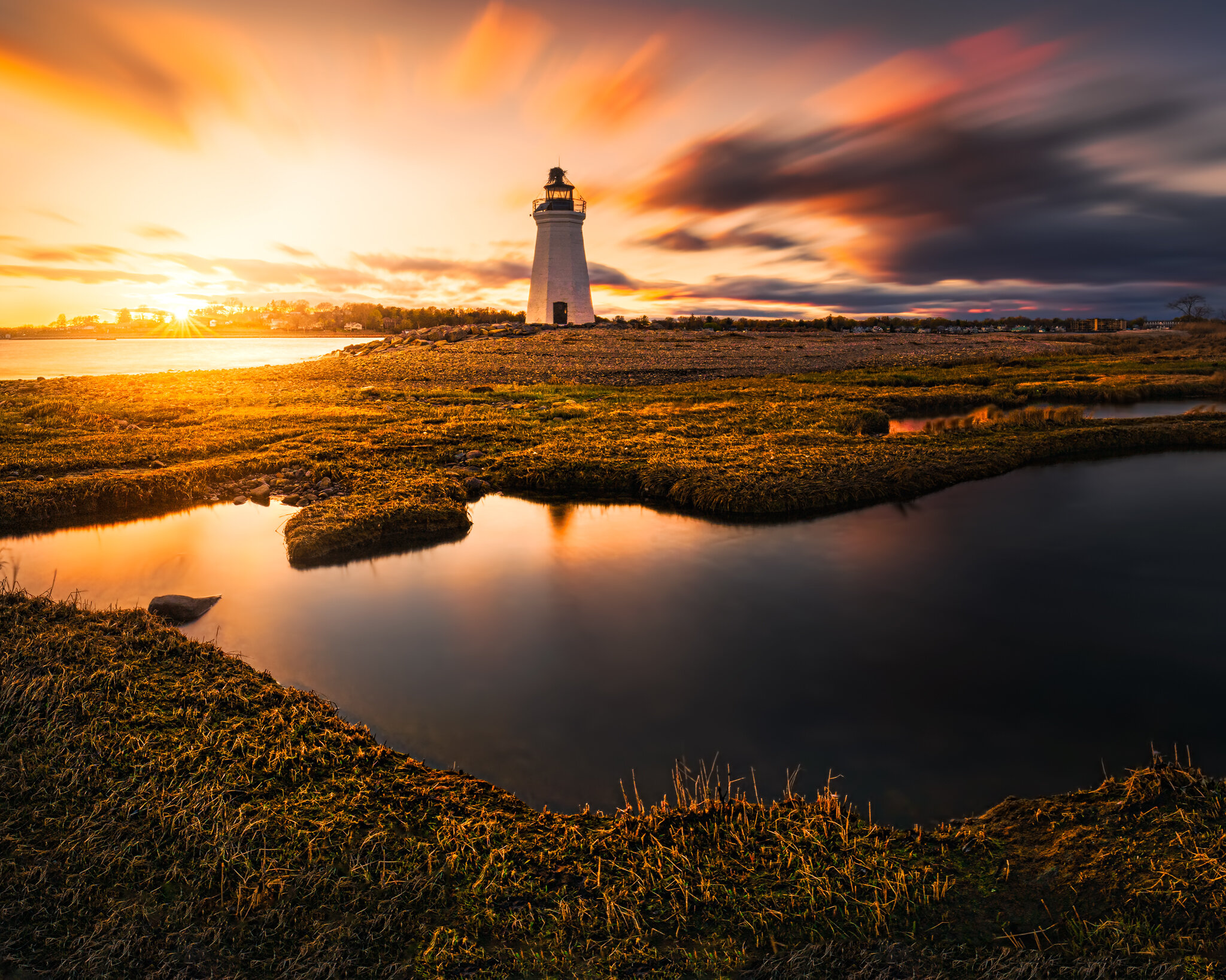 Sunset On An Island